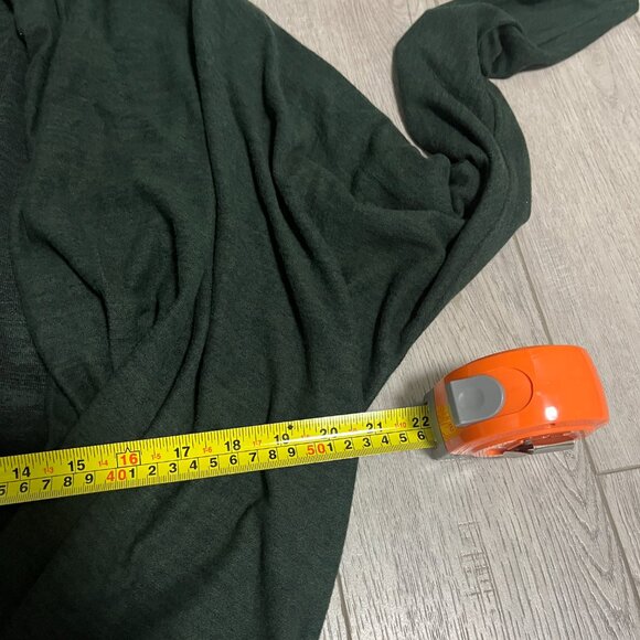 Banana Republic XL Emerald Mini Dress Viscose Sleeve 3/4 NWT Sweater Dress - Picture 2 of 9